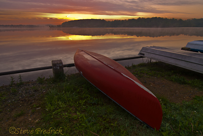 Canoe at Sunrise